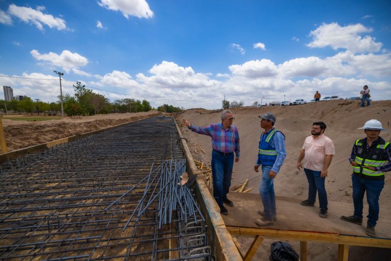 Al supervisar avances del Malecón Margen Izquierdo, Gobernador Rocha afirma que la obra dará mejor calidad de vida a Culiacán