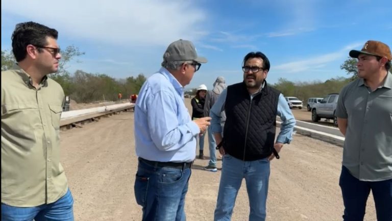 Rocha y Juan de Dios Gámez supervisan obras estratégicas que transforman la movilidad en Culiacán