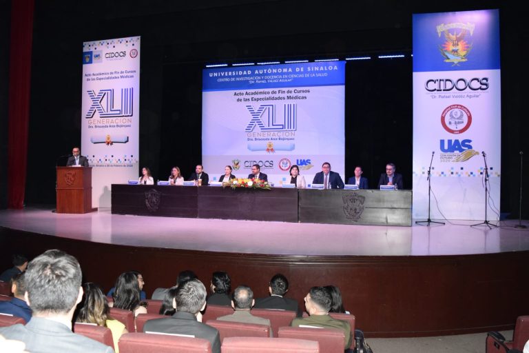 ¡Excelencia Académica! Egresa la XLII Generación de Especialidades Médicas del Centro de Investigación y Docencia en Ciencias de la Salud (CIDOCS) de la UAS