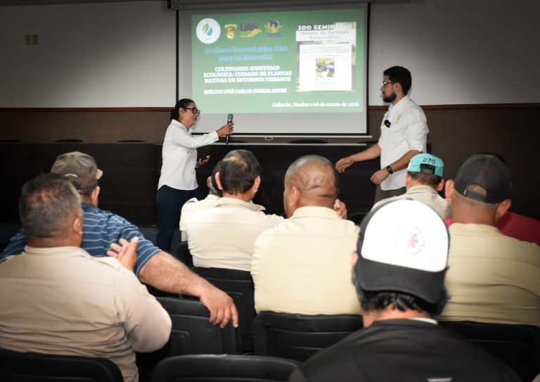 La UAS fortalece la sostenibilidad en sus campus con el 2.º Seminario de Manejo de Jardines Sustentables, promovido por Bienestar Universitario