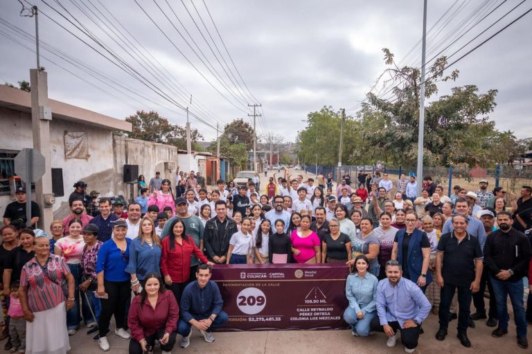 “Tenemos un alcalde echado para adelante”: vecinos de Los Mezcales beneficiados con la obra de pavimentación 209