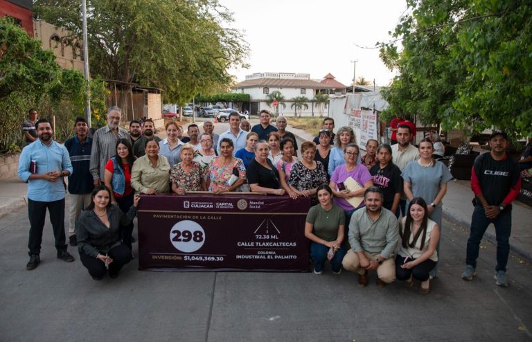 “Antes era puro lodo, hoy es otra vida”: culiacanenses agradecen pavimentación de calles