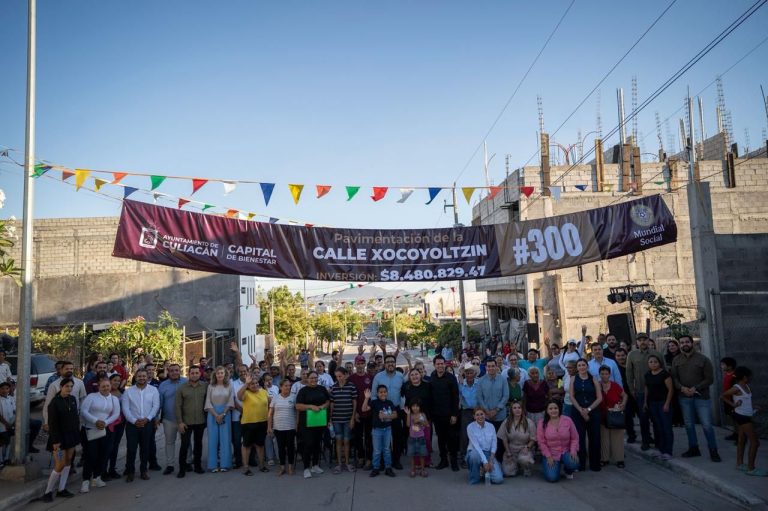 ¡Entregan la calle 300! Avanza pavimentación en Lomas del Magisterio; Juan de Dios inaugura obra y anuncia nuevos proyectos