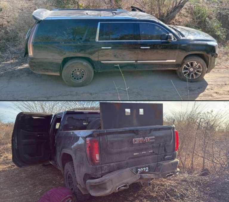 Enfrentamiento entre gobierno y sujetos armados en Mocorito: aseguran vehículos blindados y armamento 