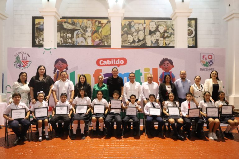 Ayuntamiento de Navolato reconoce a integrantes del Cabildo Infantil 2026 por sus propuestas en favor del municipio