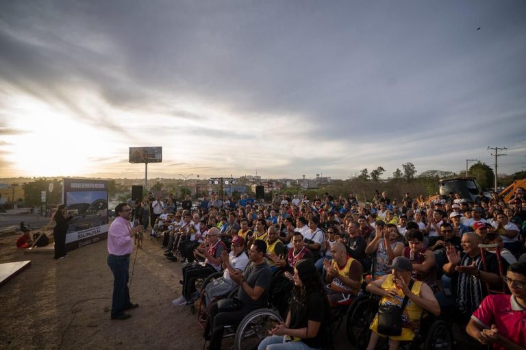 El deporte adaptado en Culiacán está de fiesta; Juan de Dios Gámez coloca primera piedra de Unidad Deportiva Inclusiva