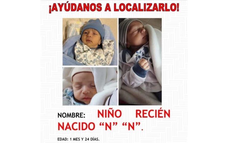 ¿Lo has visto? Desaparece recién nacido en Oaxaca; activan Alerta Amber