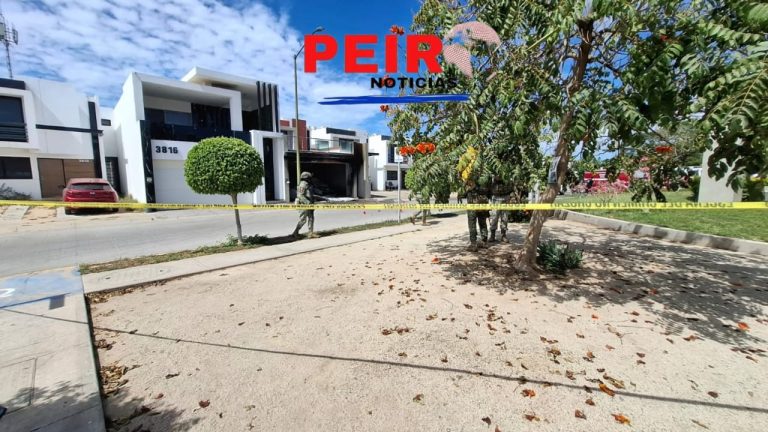 Tirotean e incendian residencia en el sector norte de Culiacán