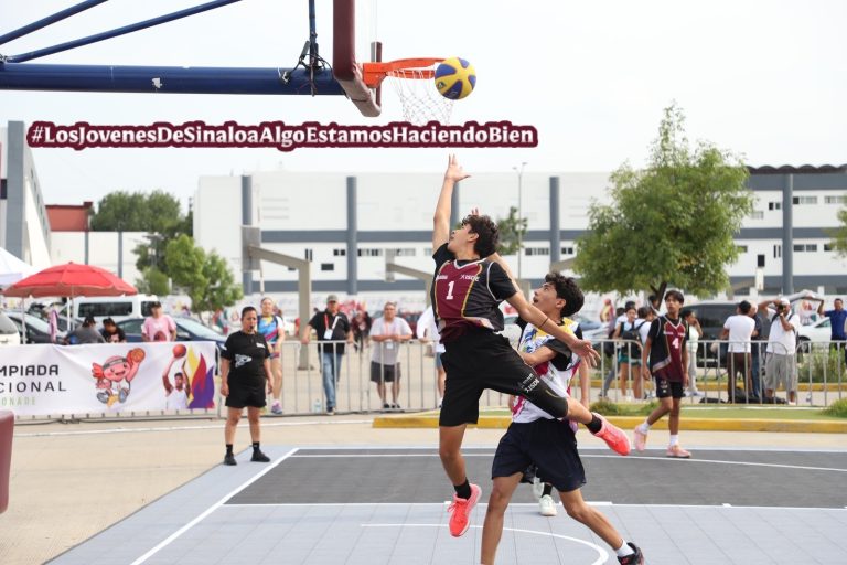 Sinaloa avanza a la siguiente ronda en el basquetbol 3x3 de la Olimpiada Nacional CONADE 2026