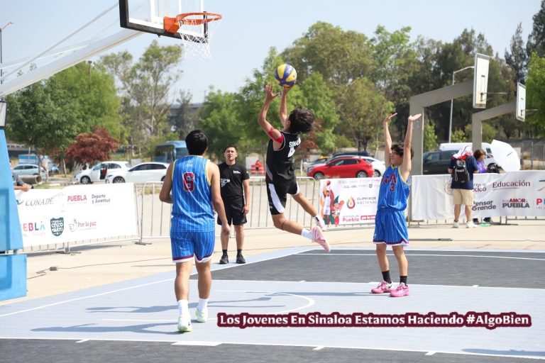 Sinaloa pelea hasta el final, pero queda eliminado en basquetbol 3x3 en la Olimpiada Nacional CONADE 2026