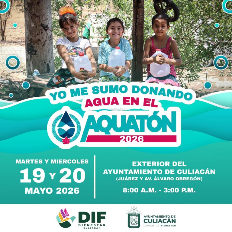 Instalará DIF Bienestar Culiacán centro de acopio de agua en apoyo al Aquatón 2026