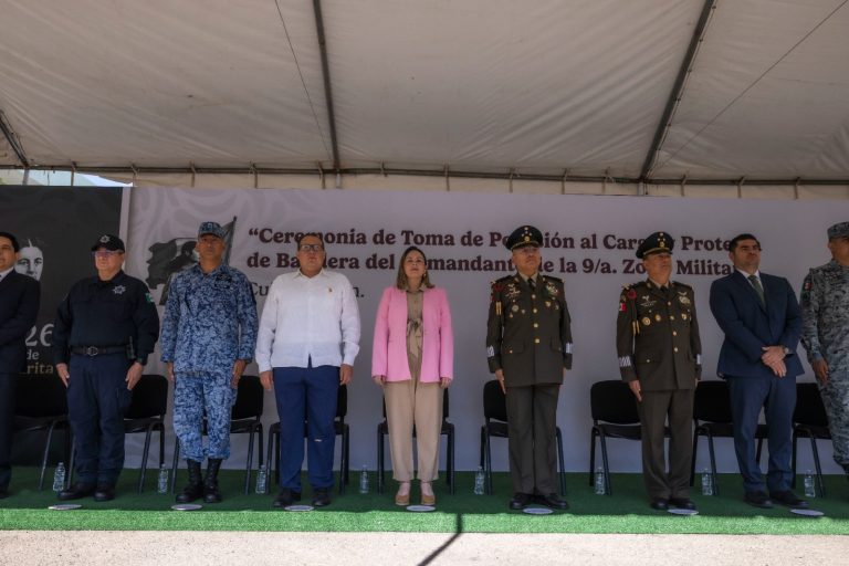 Hay confianza en el Ejército porque siempre hacen honor a la patria: Gobernadora Yeraldine