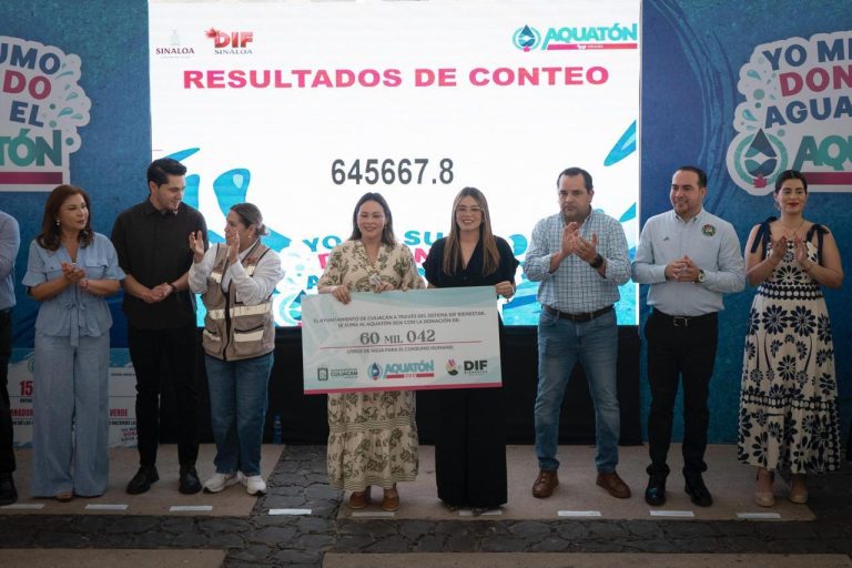 Ayuntamiento de Culiacán se suma con 60 mil litros de agua al AQUATÓN 2026