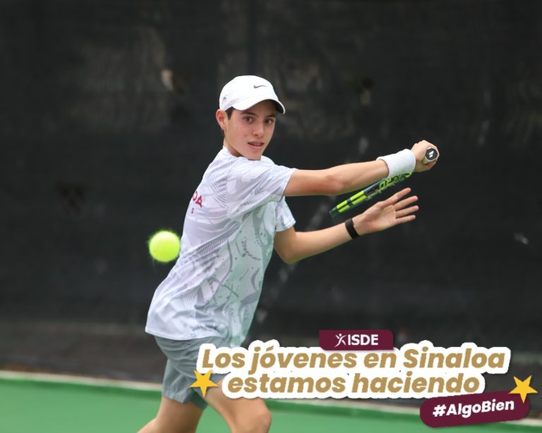 Sinaloa avanza en Tenis; Sara Orduño y Jerónimo Velazco ganan en Olimpiada Nacional