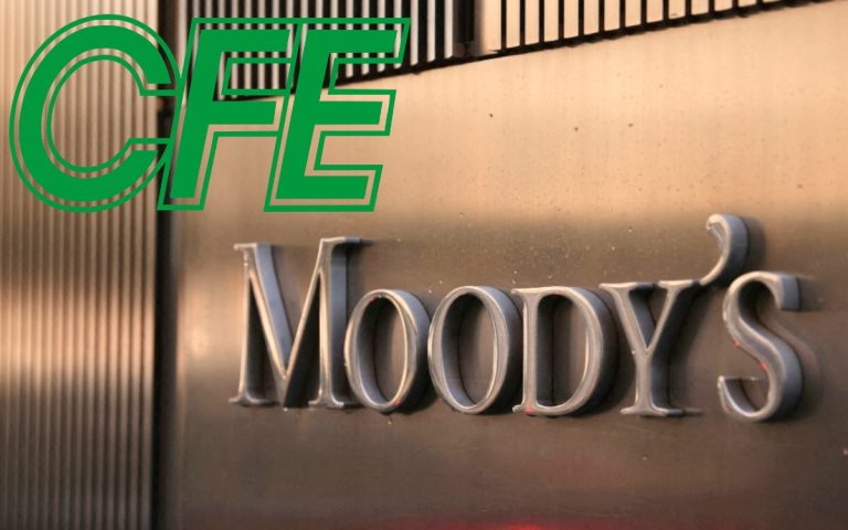 Moody's baja calificación a CFE y a 8 bancos