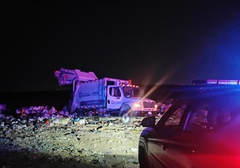 Fallece pepenador originario de Badiraguato: fue aplastado por un camión de basura en el relleno sanitario