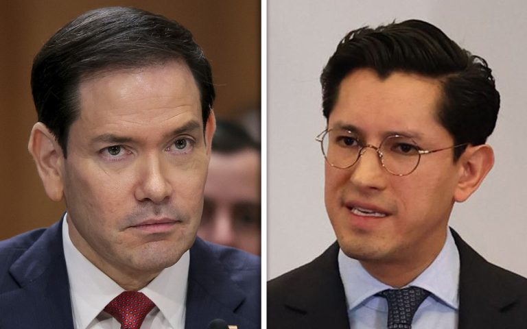Rubio y Velasco sostienen llamada; EE.UU. insiste en 'acelerar' acciones contra los cárteles